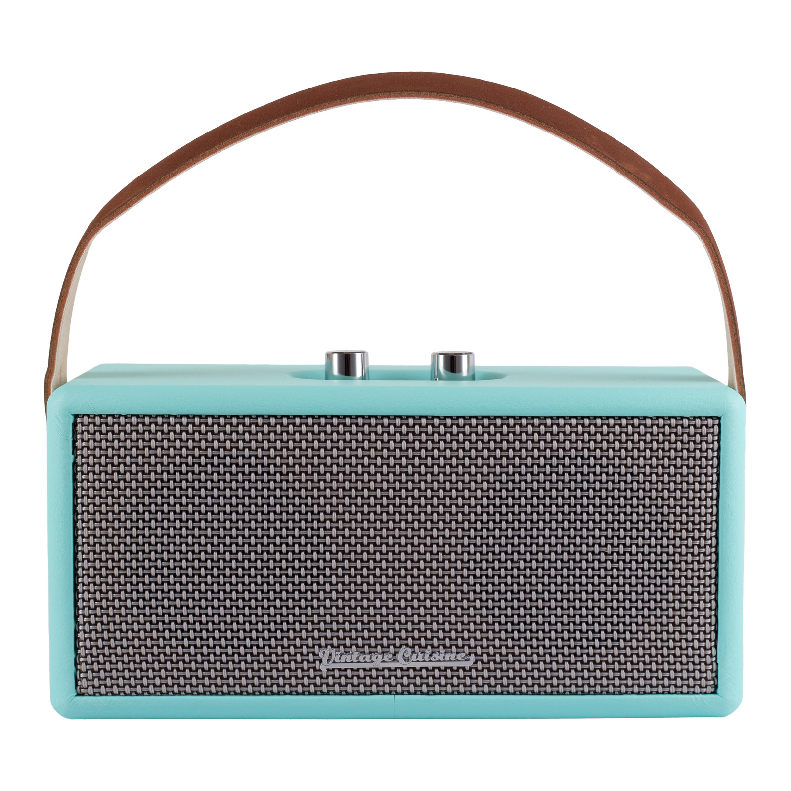 Vintage Cuisine Retro Bluetooth-luidspreker met zachte grip in mintgroen