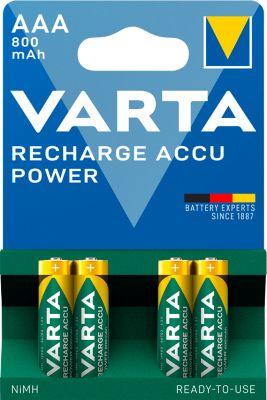 VARTA Akkus Power Play Longlife, Micro AAA, 4 Stück