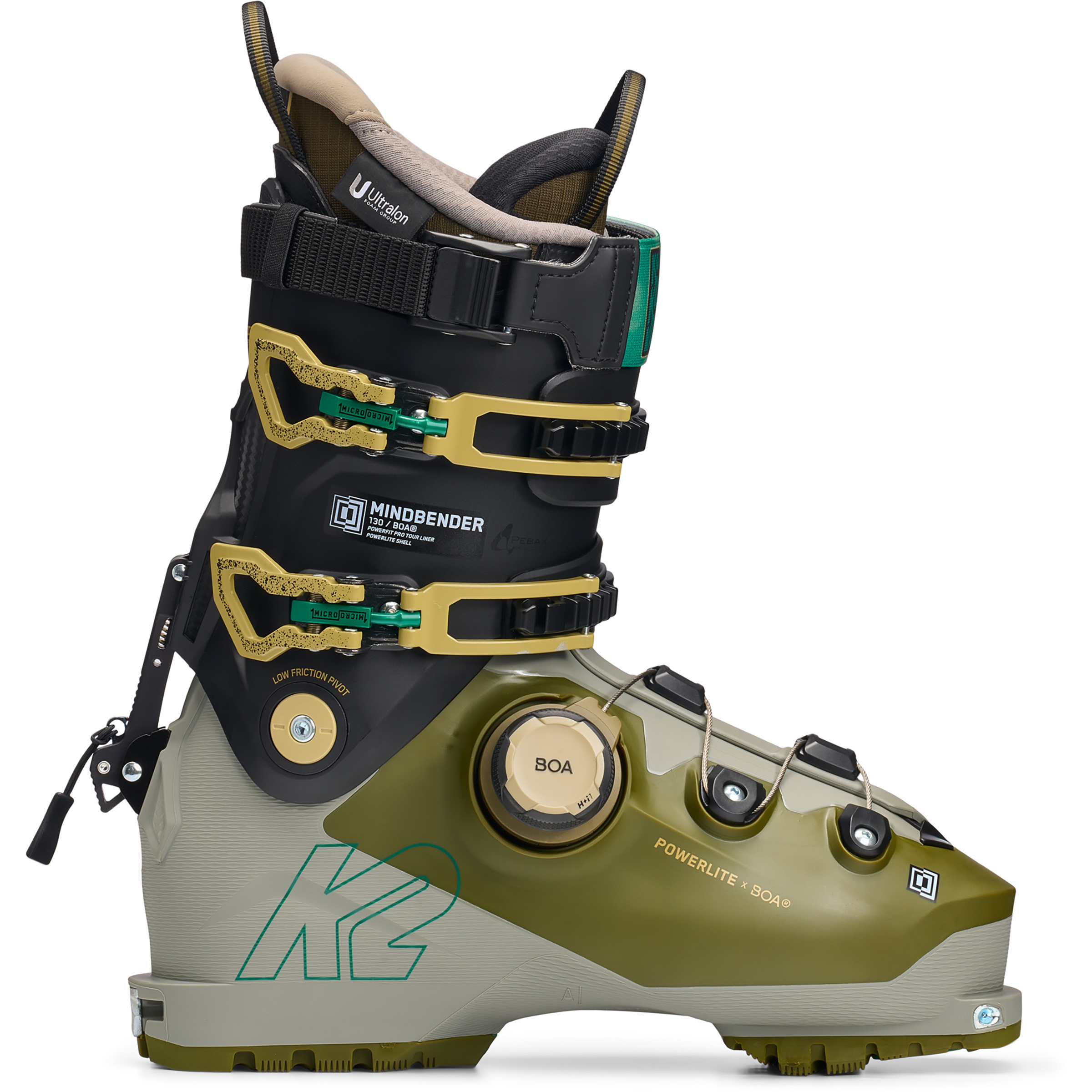 K2 Mindbender 130 Boa Freerideskischuhe Tourenskischuhe gruen Größe 41.5 Freeride | Skitour