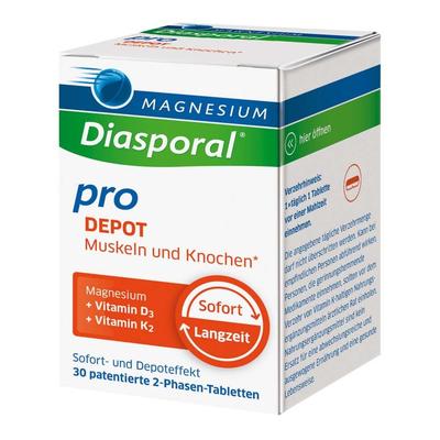 Magnesium Diasporal pro+D3+K2 Depot Muskel+Kno.Tab 30 St Tabletten