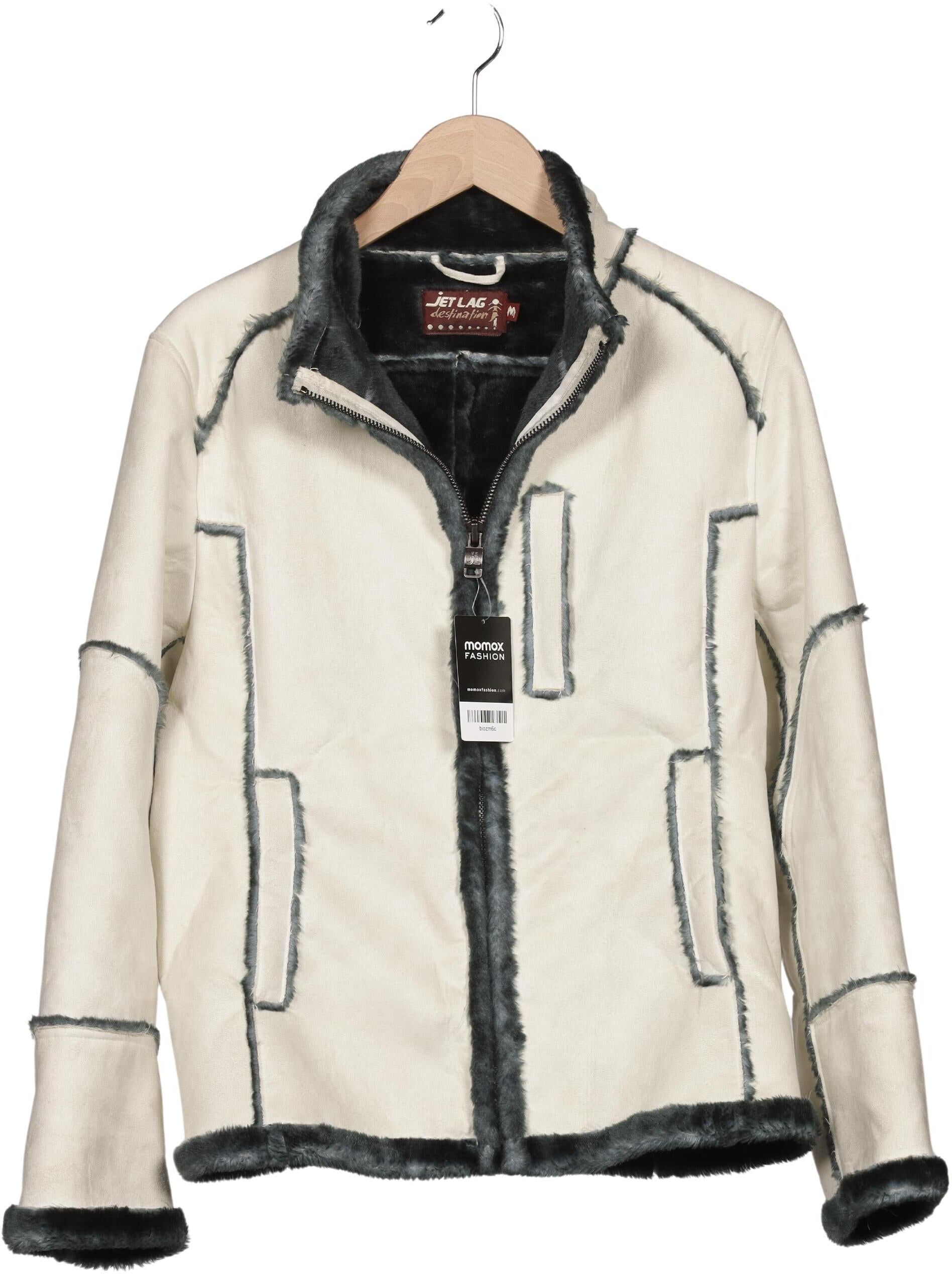 Jet Lag Damen Jacke, Cremeweiß, Gr. M, Synthetik - Second Hand