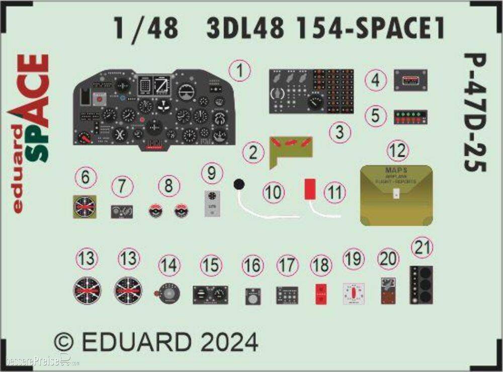 Eduard Accessories 3DL48154