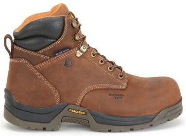 "Carolina Bruno Lo 6"" Composite Toe - Mens 8.5 Brown Boot E2"