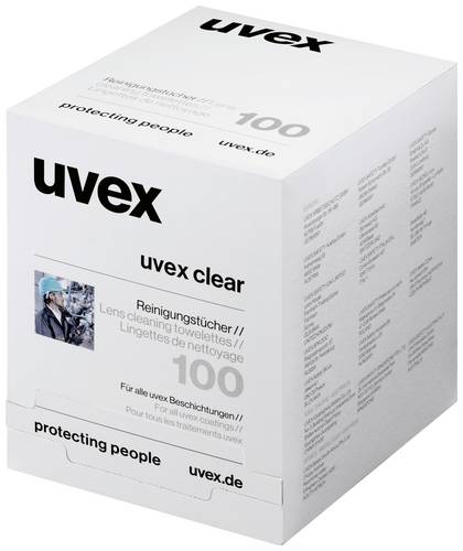 Uvex 9963005 Brillenreinigungstücher 100St.