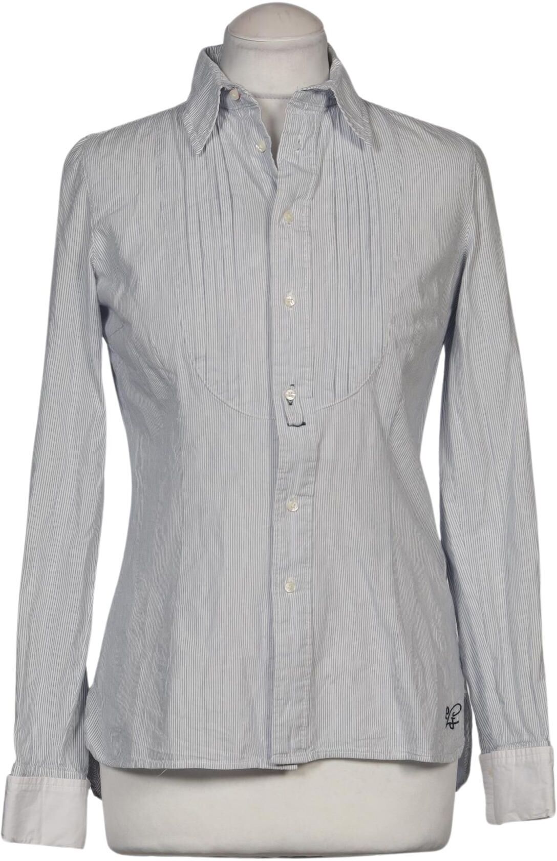 Pepe Jeans Damen Bluse, Hellblau, Gr. S, Baumwolle - Second Hand