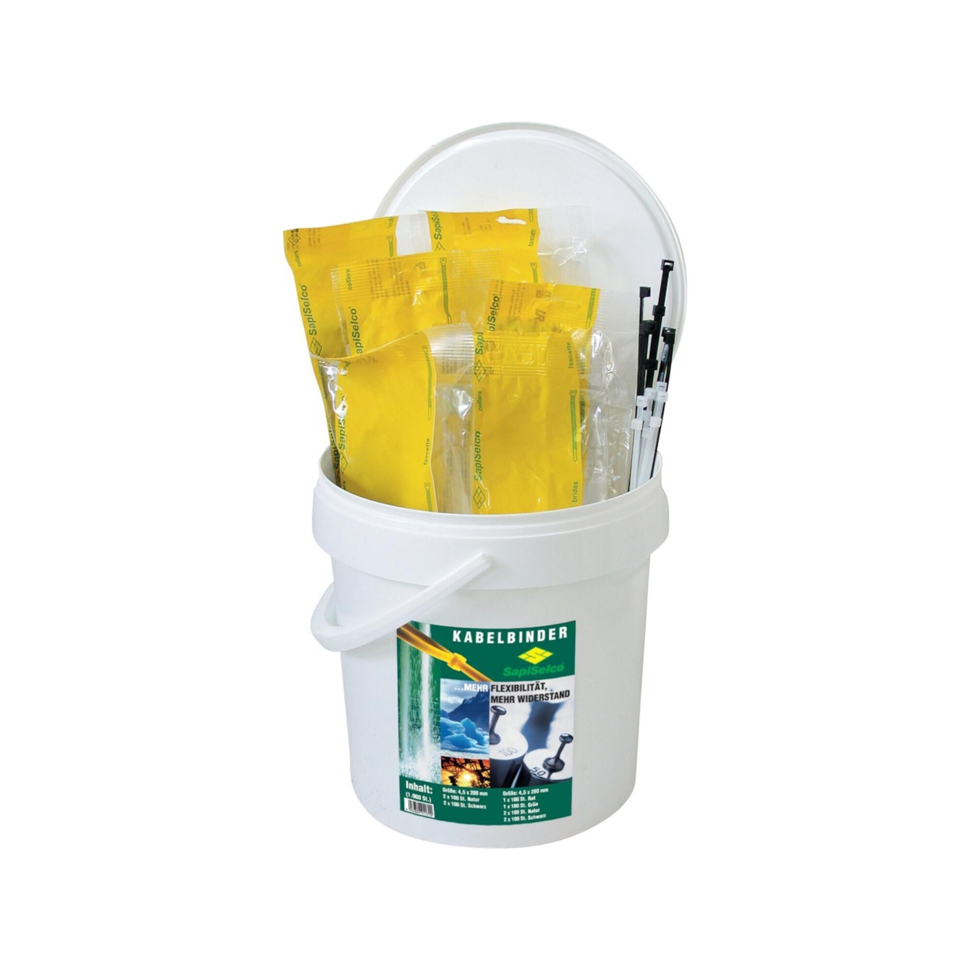 Kabelbinderset 1000tlg. SAPI SELCO Bündel 100 Stk./Btl. (105-200RP)