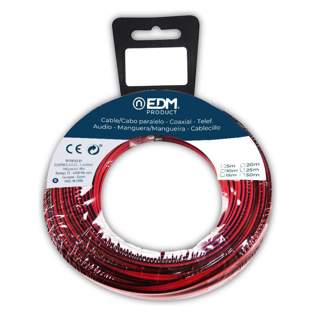 EDM Product Audiokabel 28017 Schwarz Rot Rot/Schwarz 2 X 1,5 Mm 5 M (Antennenkabel) (45265983)