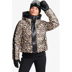 Raise Puffer Ski Jacket Damen Black/Dijon, Größe:XS - Skijacken - Schwarz