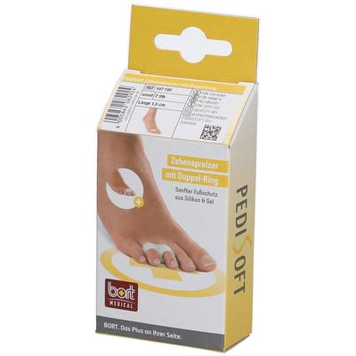 Bort PediSoft Zehenspreizer S m doppel Ring 1 Paar 2 St Bandage(s)