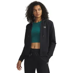 UNDER ARMOUR Sport Terry Kapuzenjacke Damen 001 - black/white M