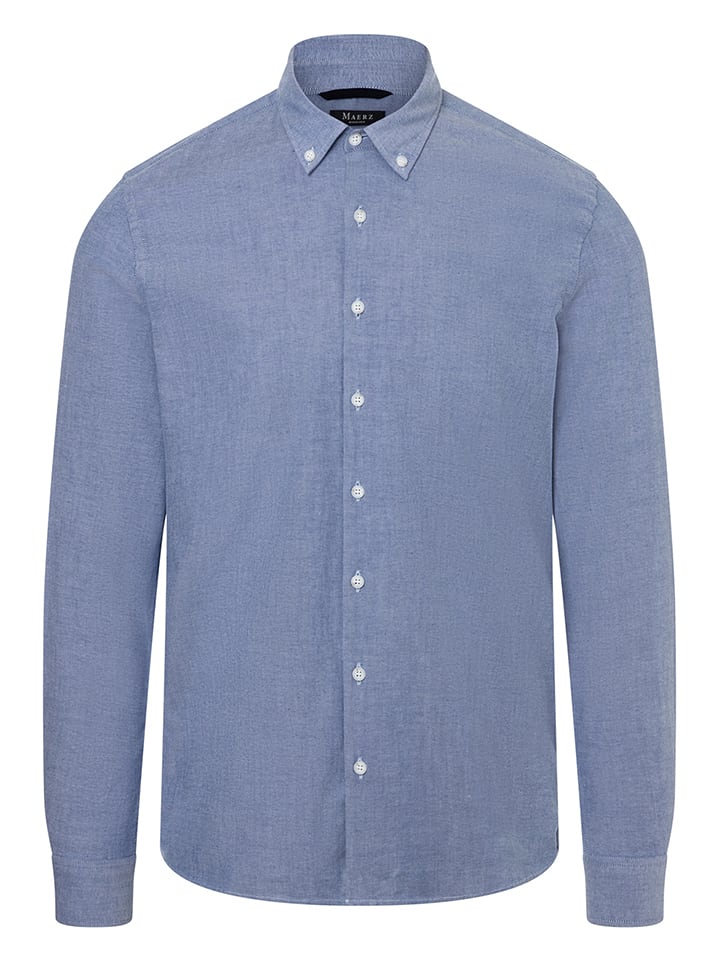 Maerz Muenchen Hemd - Modern fit - in Blau - 39/40