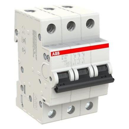 ABB MINI CIRCUIT BREAKER SH203-B16A 3P 6KA (42053511)