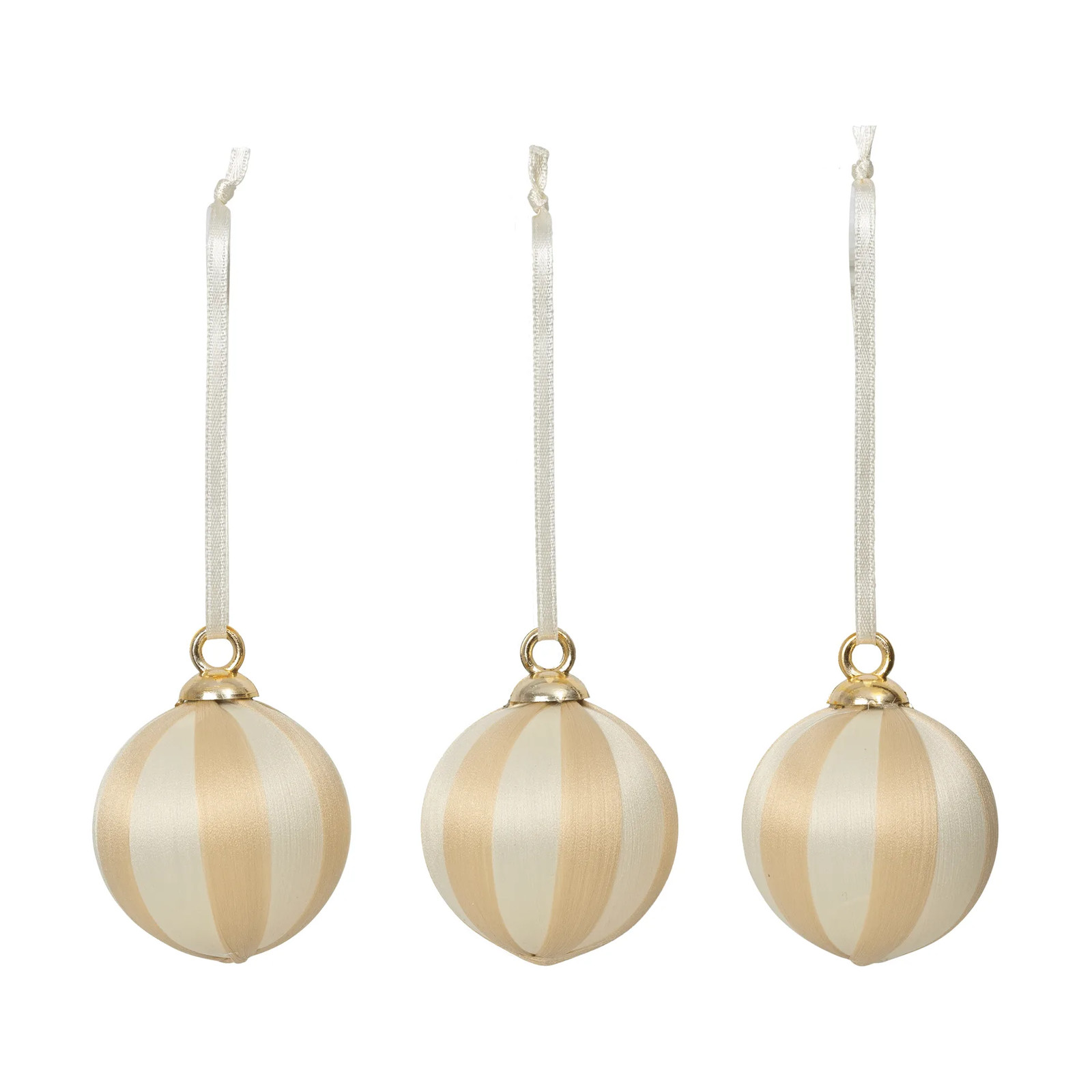 Broste Copenhagen Joy kerstbal Off White-Beige