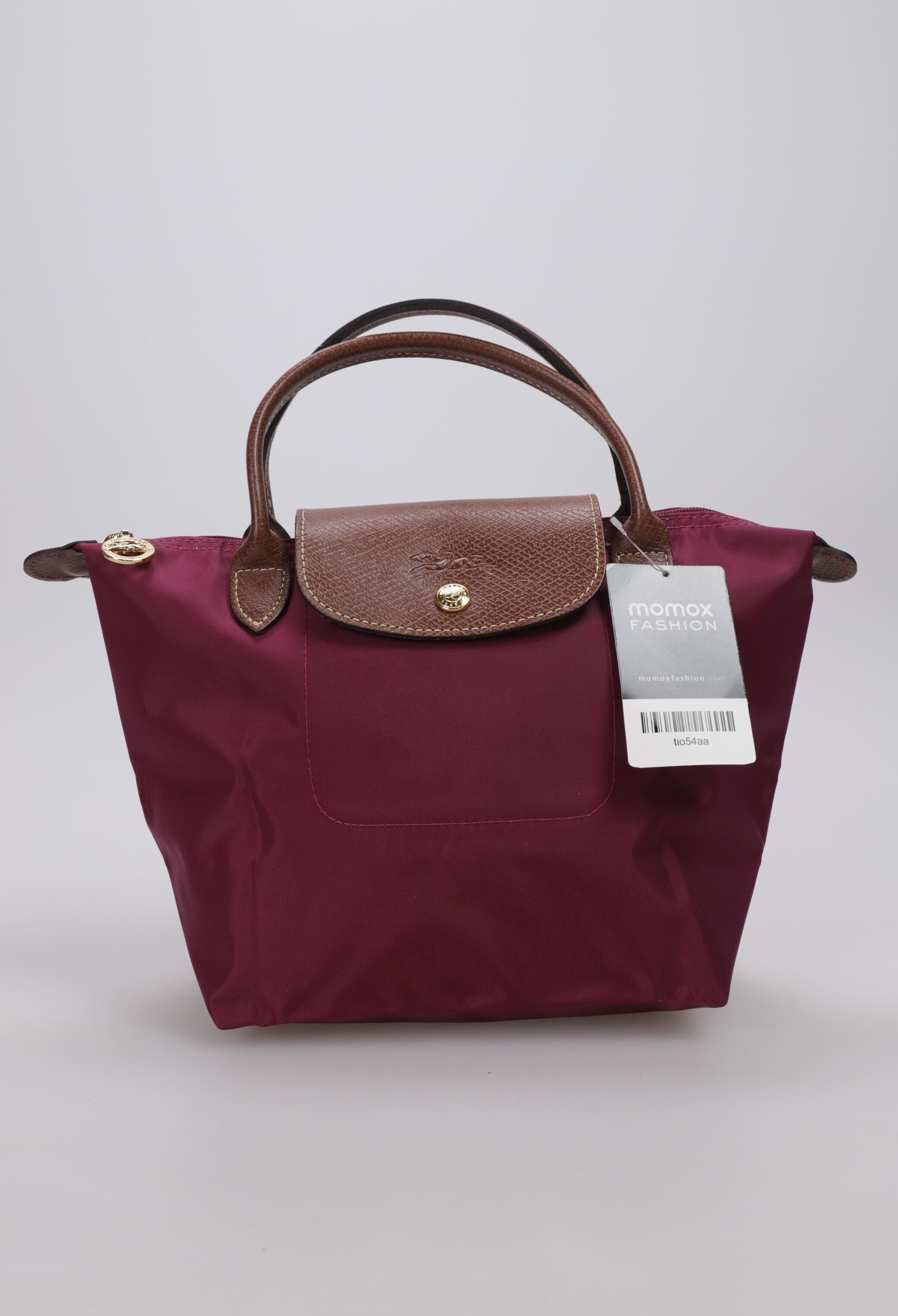 Longchamp Damen Handtasche klein, Bordeaux, Synthetik - Second Hand