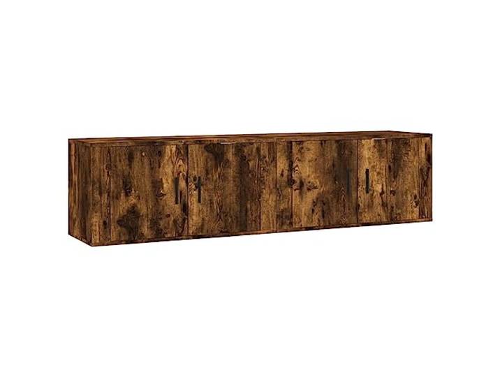 Makastle TV-Wandschrank 2 STK. Räuchereiche 80x34,5x40 cm