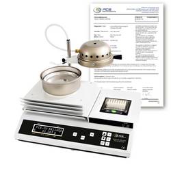 PCE Instruments Feuchtebestimmerwaage PCE-UX 3011HQD-ICA inkl. ISO-Zertifikat 200 g 600 °C eingebauter Drucker