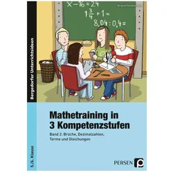 Mathetraining in 3 Kompetenzstufen 2, Schulbücher von Brigitte Penzenstadler