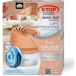Pattex Luftentfeuchter Gerät Aero 360 inkl. 450g Tab pfirsch