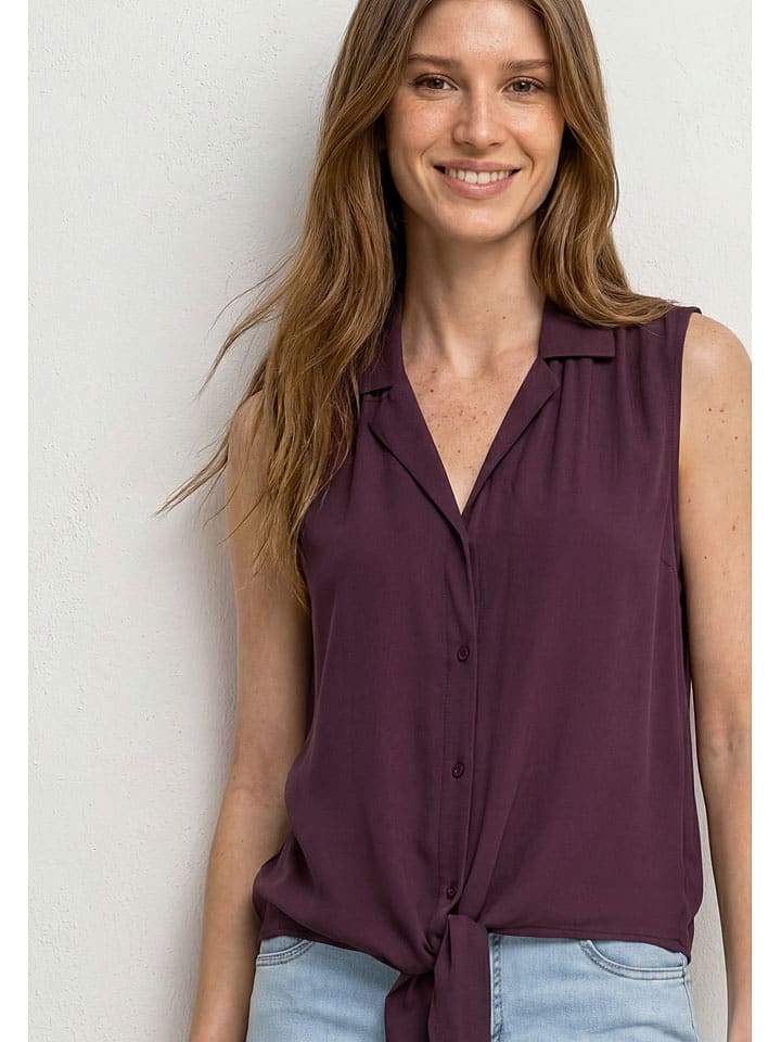 Street One Bluse in Aubergine - 44