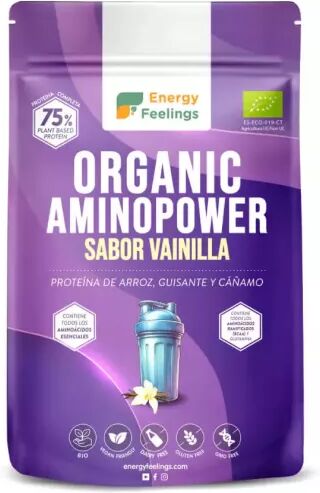 Energy Feelings Org. Aminopower Eco 77% Vanilla 500 gr
