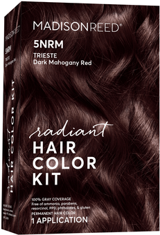 2243 Madison Reed Radiant Cream Color Permanent Hair Color Kit 5NRM Trieste Red