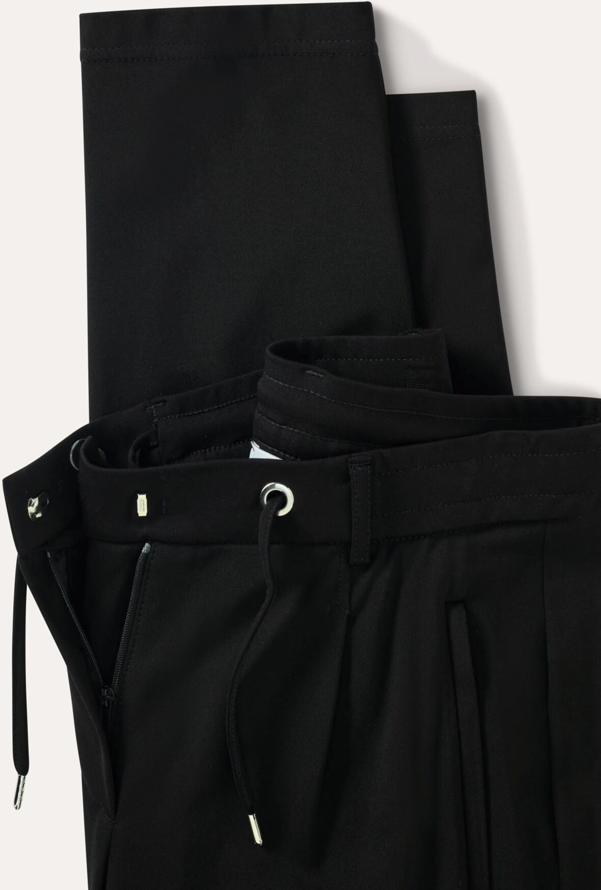 Walbusch Jerseyhose Stretch & Relax, Regular Fit#normale Größen#Kurzgrößen, Farbe Schwarz, 38, in alle Richtungen dehnbar bequemer Relaxbund Damen