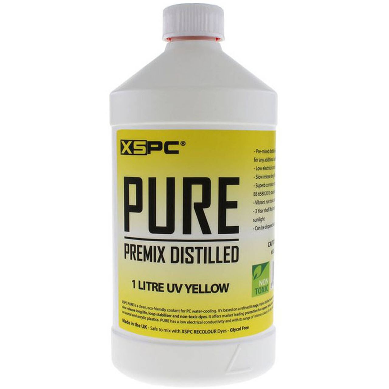 1L XSPC Pure Coolant Kühlflüssigkeit UV gelb