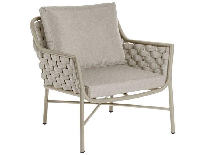 VEGA Outdoor Lounge Sessel Arto 71x75x78 cm (BxTxH); beige