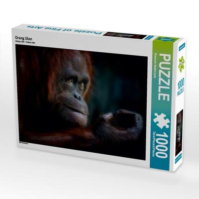 CALVENDO Puzzle Orang Utan | 1000 Teile Lege-Größe 64 × 48 cm Foto-Puzzle für glückliche Stunden