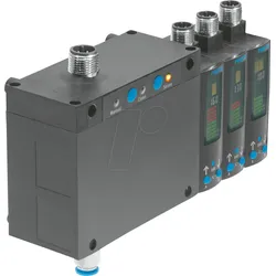 FESTO 552136 - Luftspaltsensor, 2 x NPN, Steuermodul, 3 Sensoren, Hutschiene