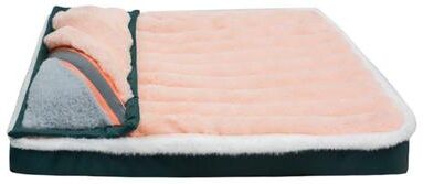 Inspire Daily Merch Washable Winter Dogs Sleeping Bed Fleece Pet Blanket Cat Puppy Mat Detachable Dog Mattress pink 75x50x6cm