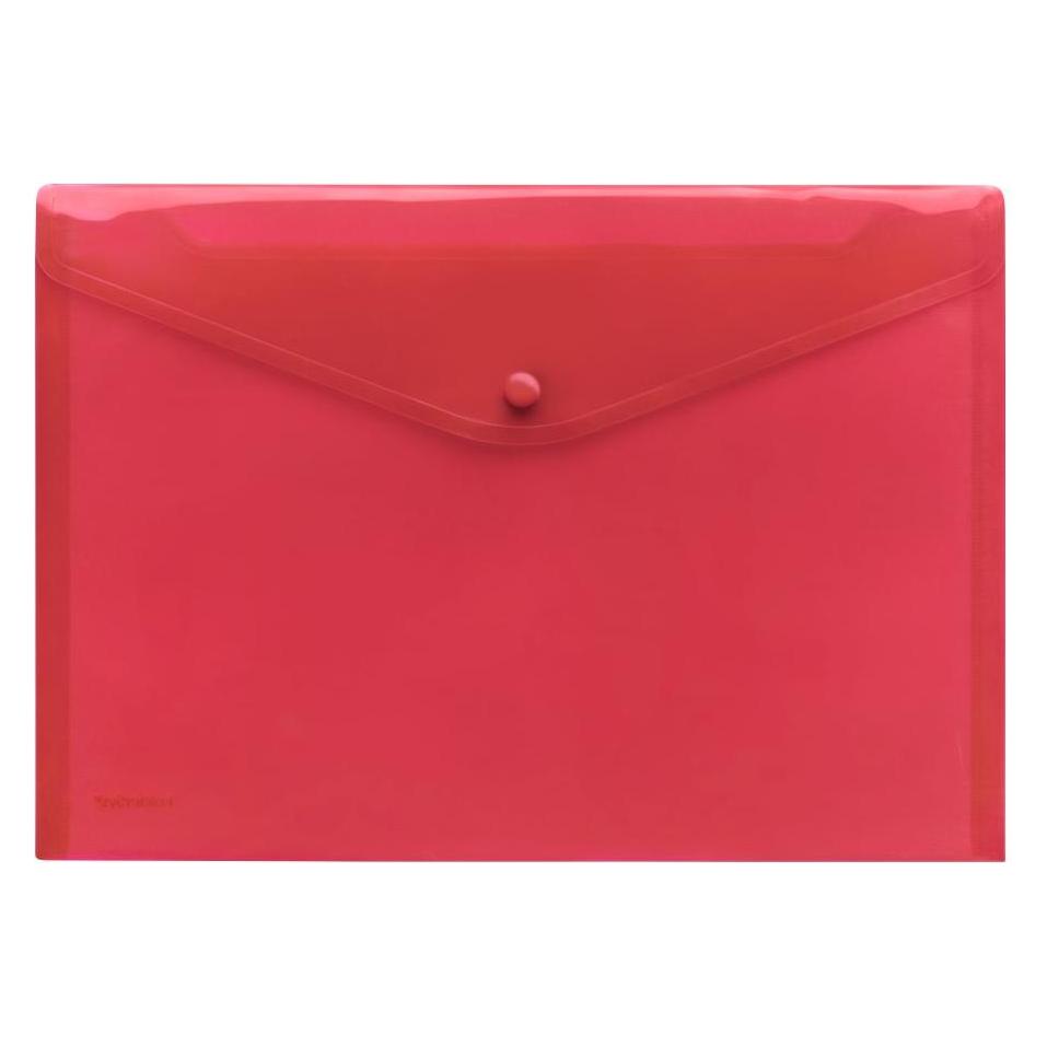 Foldersys Dokumententasche, DIN A4 quer, Druckknopfverschluss, PP (A4) (40111-84)