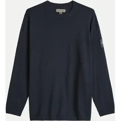 Feinstrick-Pullover Blau XL