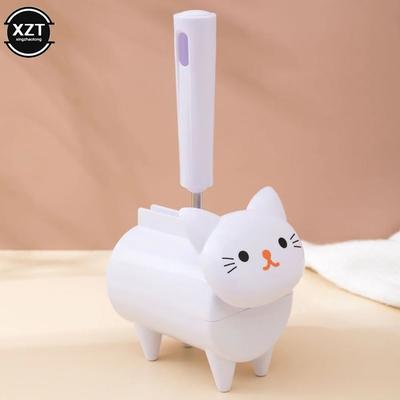 Uplift Essentials New Cute Cat Lint Remover Professional Pet Hair & Fabric Cleaning Roller white