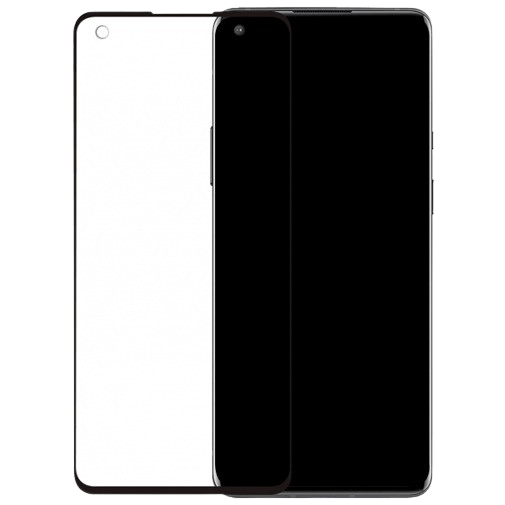 Mobilize Edge-To-Edge Glas Displayschutzfolie Schwarz OnePlus 8 Pro