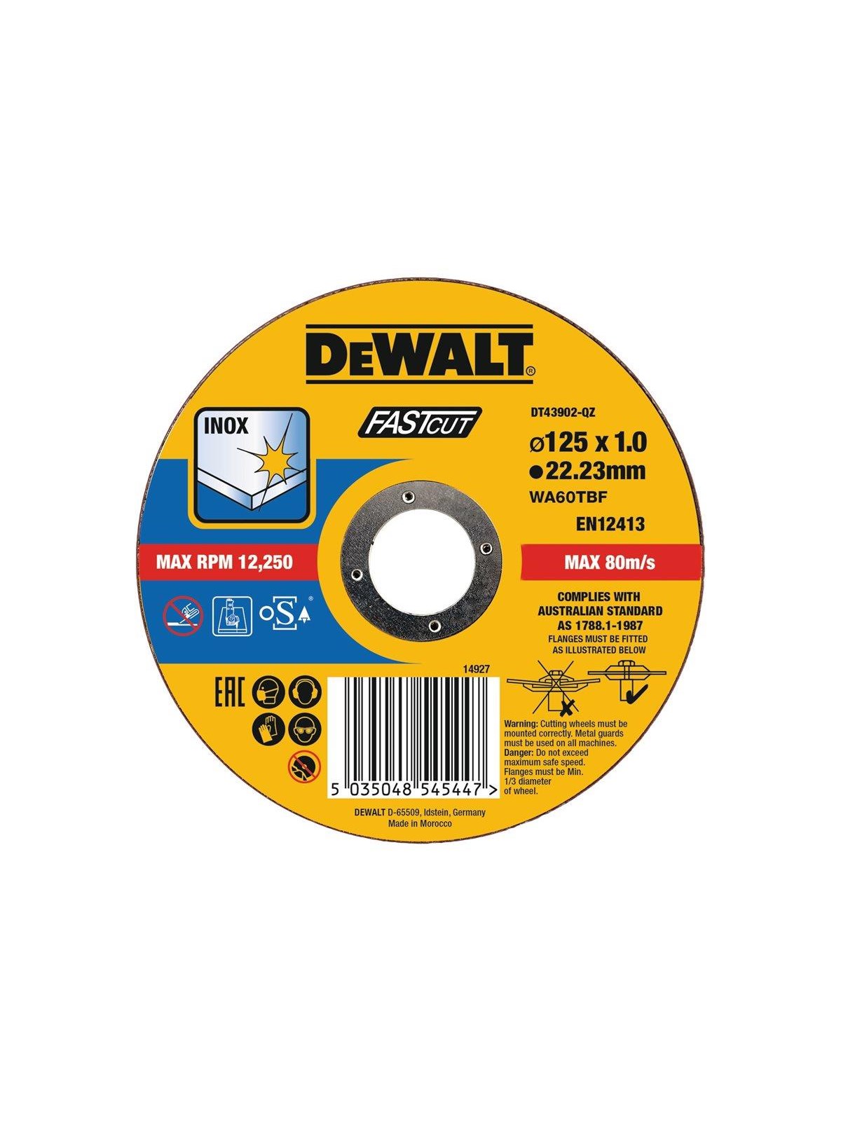 Dewalt DT43902-QZ - cutting disc - for metal concrete