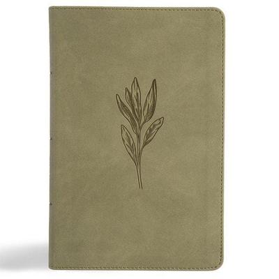 NASB Large Print Personal Size Reference Bible, Sage Suedesoft Leathertouch, Gebundene Ausgabe von Holman Bible Publishers, B&H Publishing Group