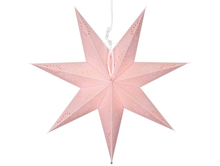 Star Trading Weihnachtsstern Romantic Papier rosa