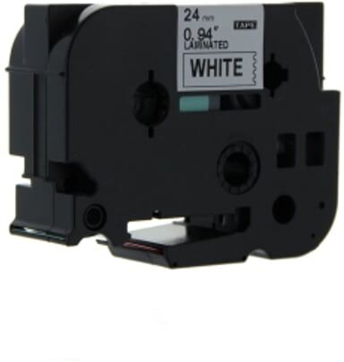 Q-Nomic TZe-252 cinta 24mm texto rojo sobre blanco (8M)