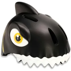 CRAZY SAFETY Shark Fahrradhelm Kinder 1001 - black M (54-59 cm)