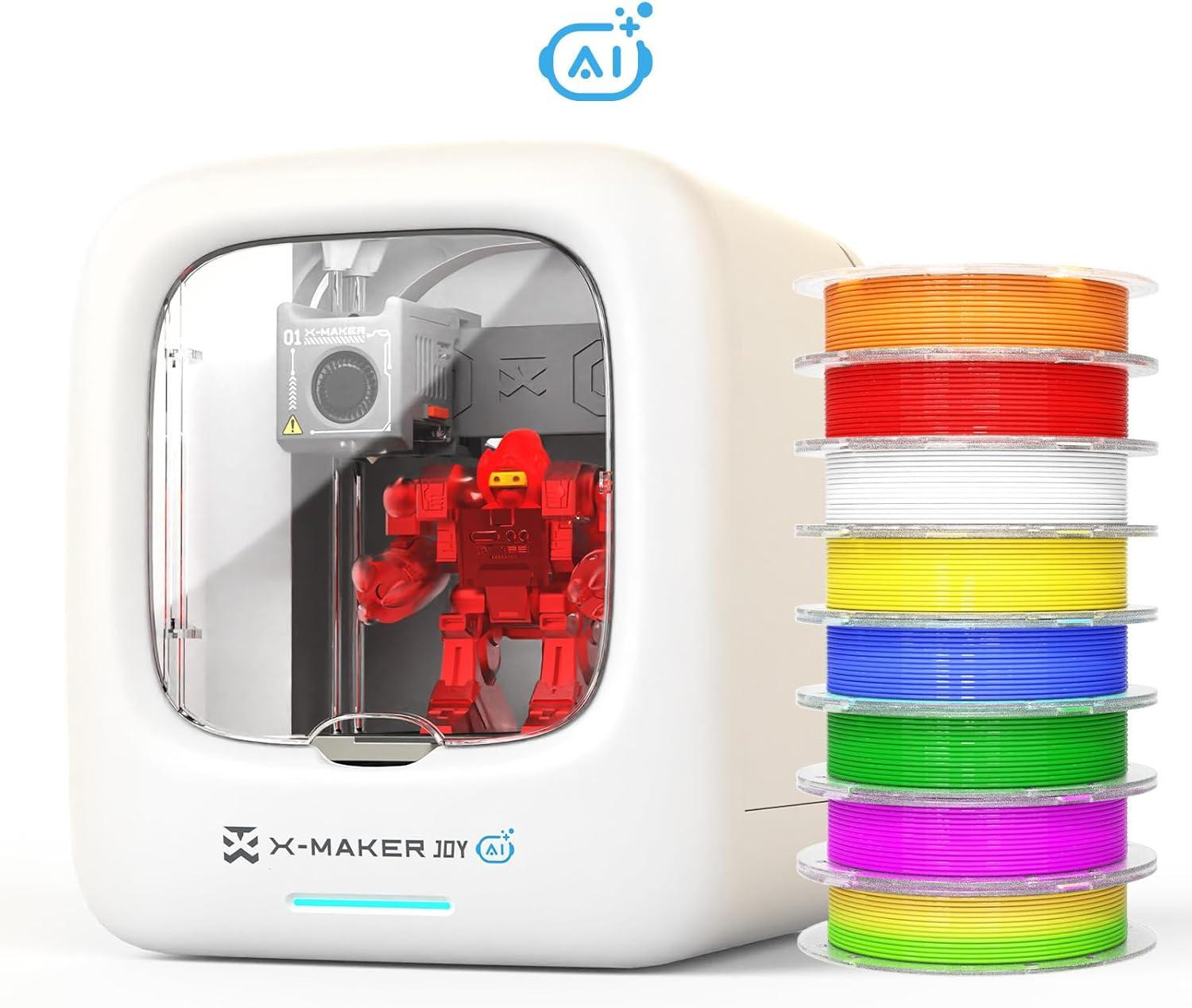 Selius AI 3D-printer voor kinderen - Educatief draadloos 3D-printer speelgoed