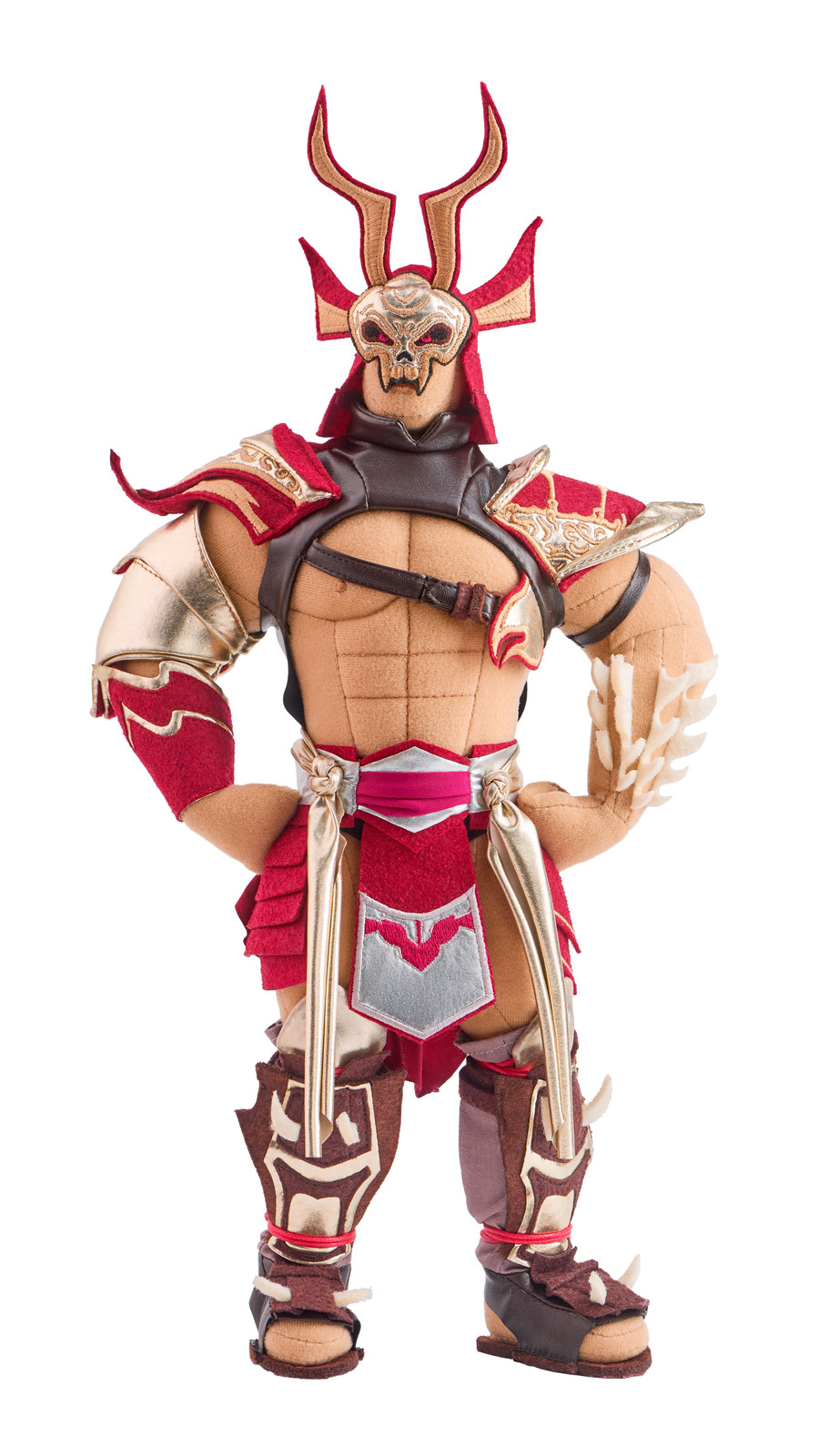 WP Merchandise Mortal Kombat Shao Kahn verzamelbare pluchen knuffel 44 cm