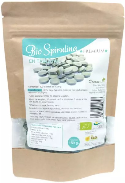 Dream Foods Alga Spirulina 300 Comprimidos