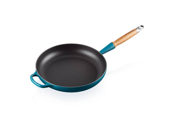 Le Creuset Le Creuset Signature Pfanne Holzgriff 28cm Deep Teal
