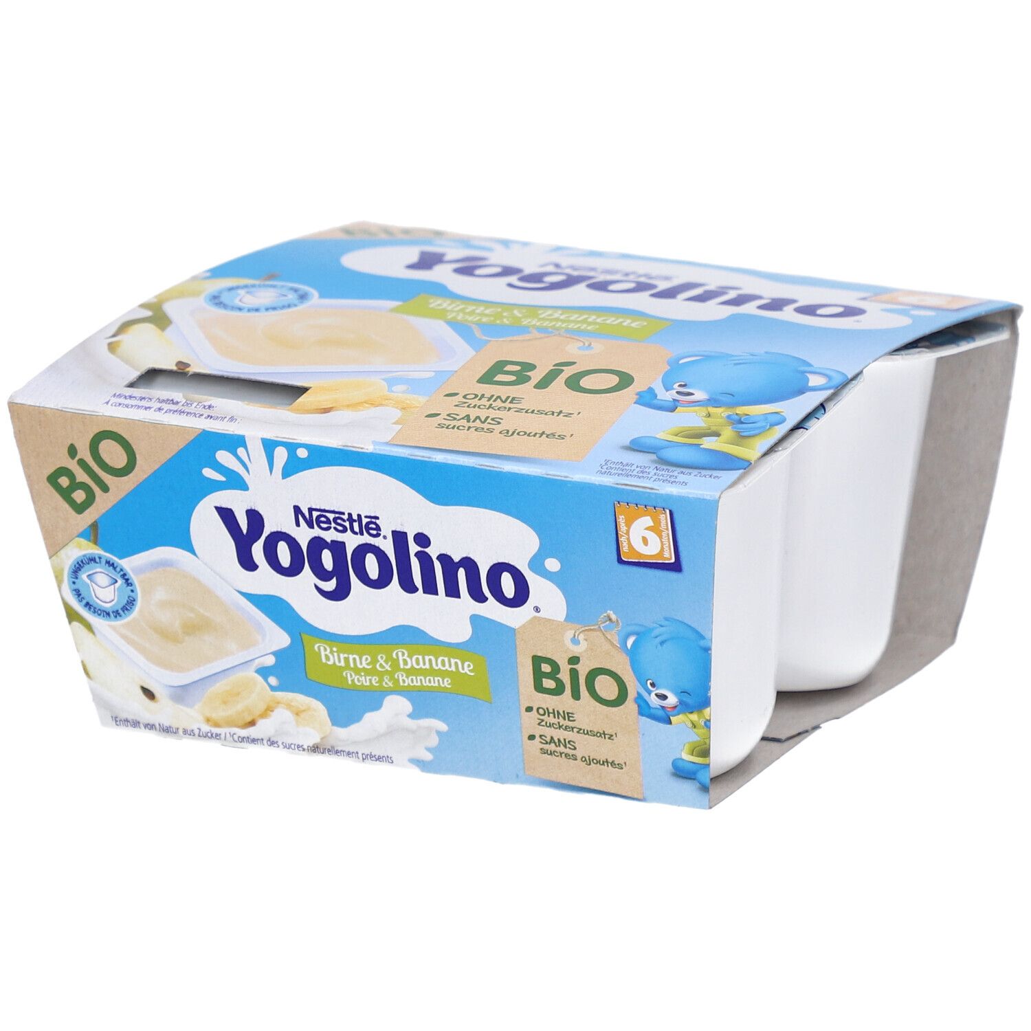 Nestle Yogolino Bio Birne Banane 4 x 90 g Futter
