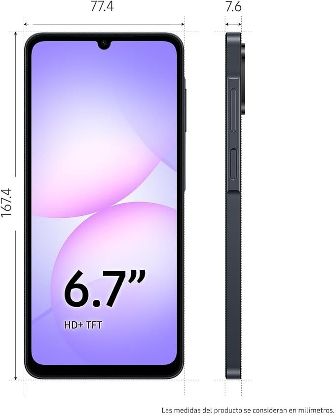 SAMSUNG Galaxy A07 4G 64GB - Black