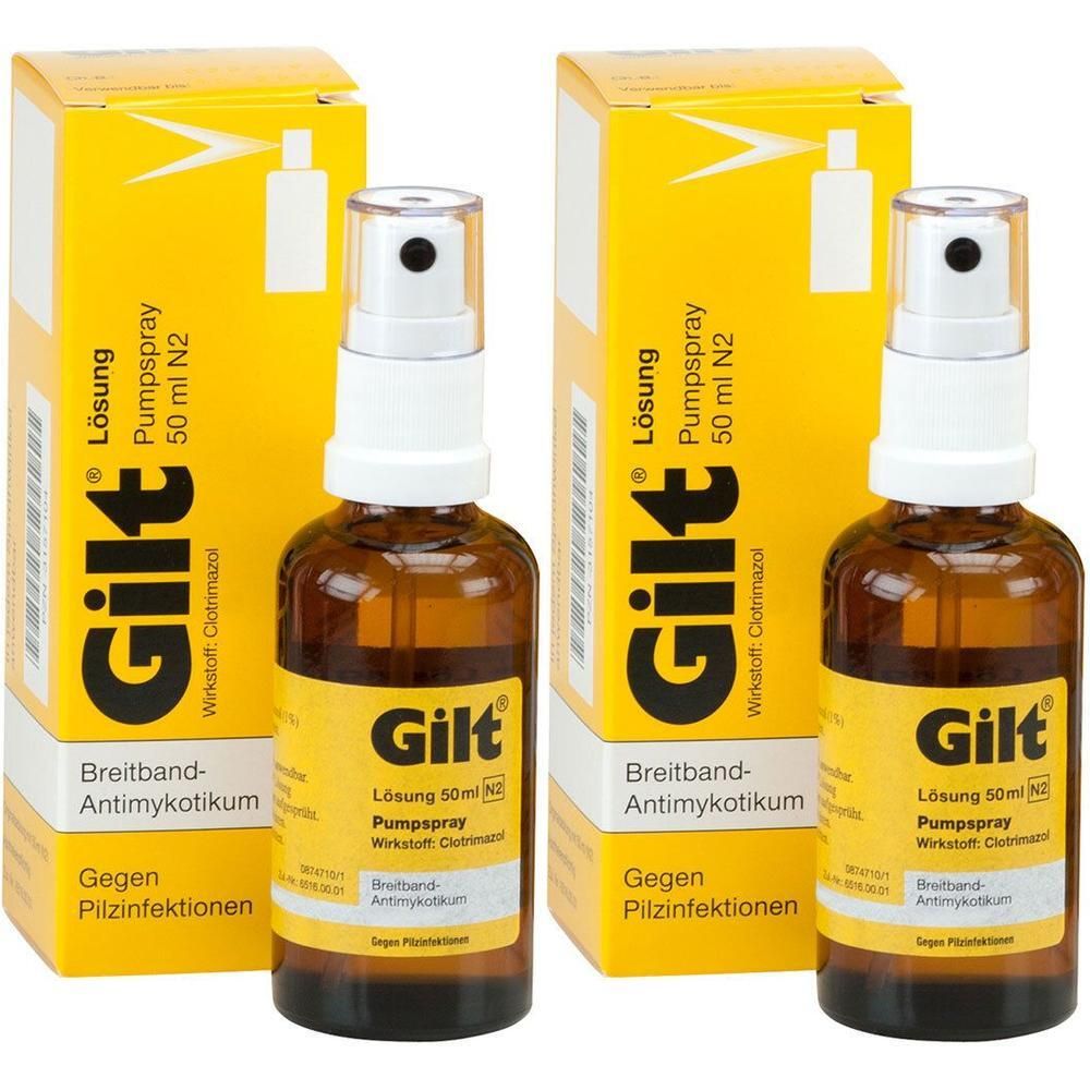 Gilt Lösung Pumpspray 2x 2x50 ml Spray