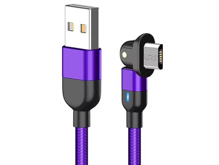 Micro usb kabel - 2 Meter - 180° draaibaar - Data Kabel - Fast Charging - Oplaadkabel - Usb A naar Micro Usb