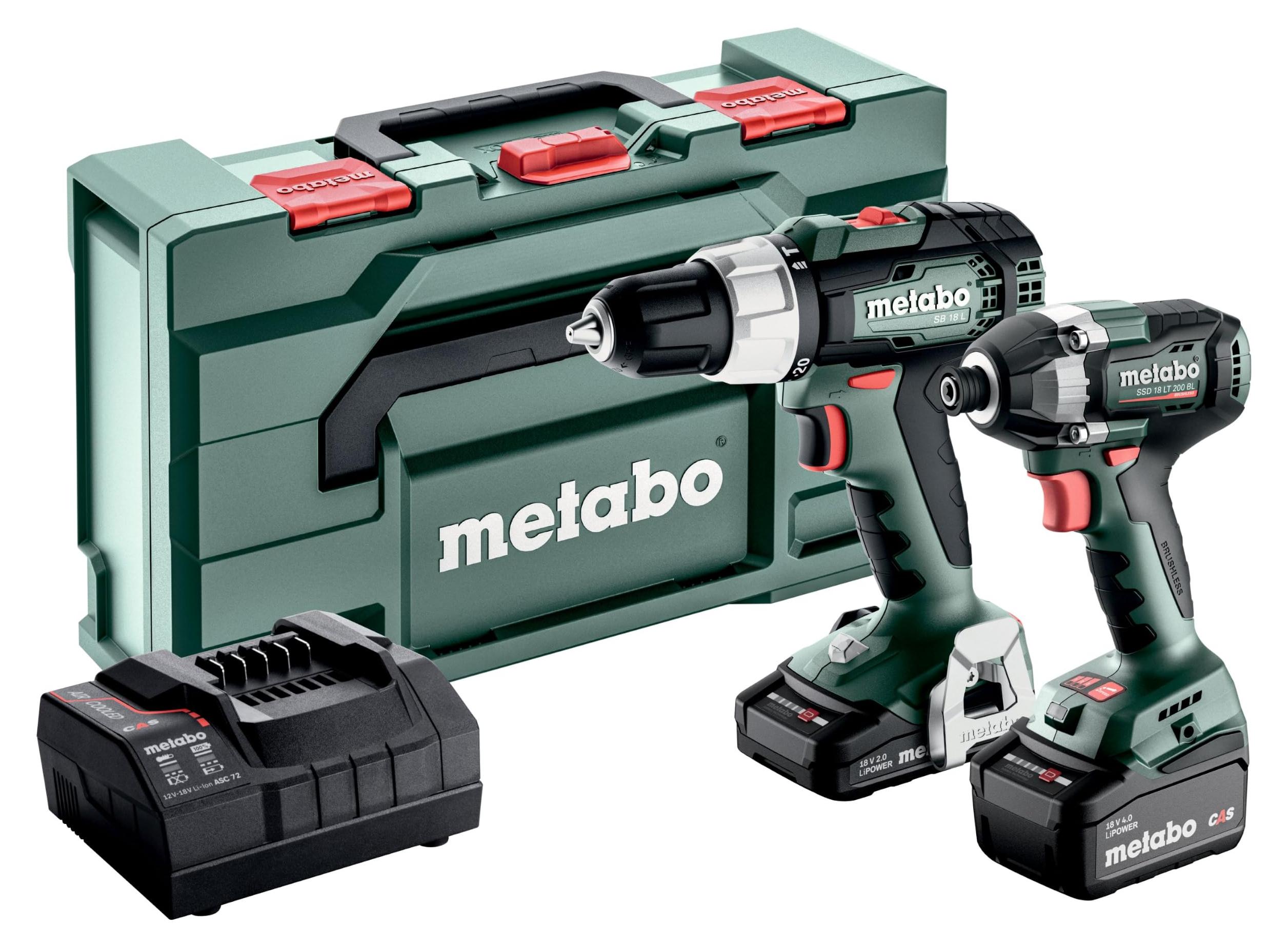 metabo Akku Combo Set 2.8.6 18V, SB 18 L Schlagbohrschrauber & SSD 18 LT