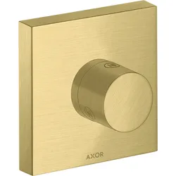 hansgrohe AXOR Starck ShowerSolutions Ab- und Umstellventil Trio/ Quattro 120/120 Unterputz, 10932950, Farbe: Brushed Brass